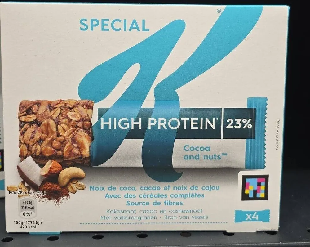 High Protein 23% Cocoa And Nuts Energy Bar