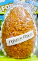 Oeuf joyeuses paques en nougatine