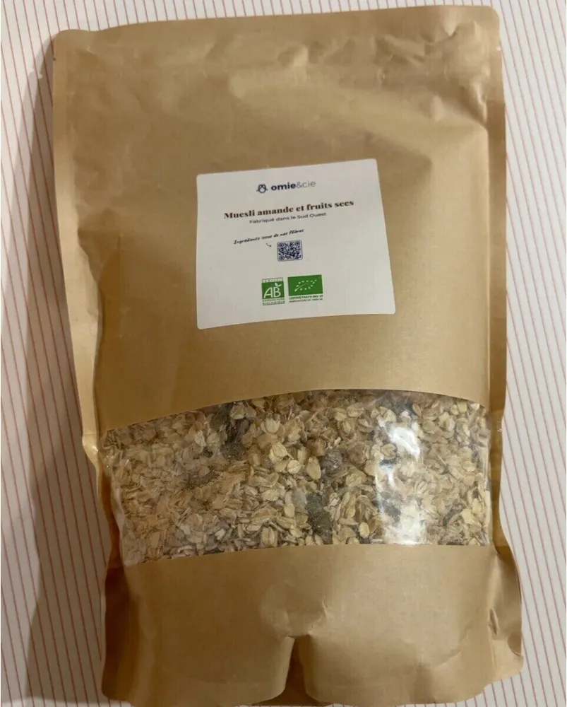 Muesli amande et fruit secs