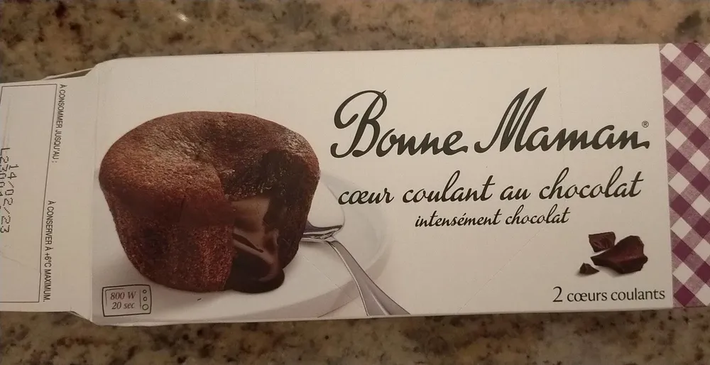 Cœur coulant au chocolat