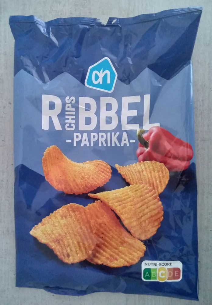 Ribbelchips paprika