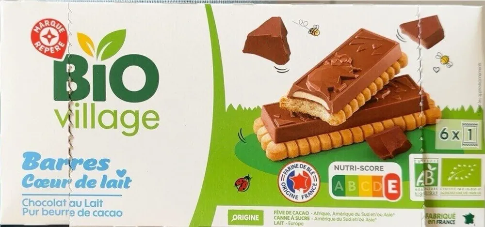 Barres Cœur de lait