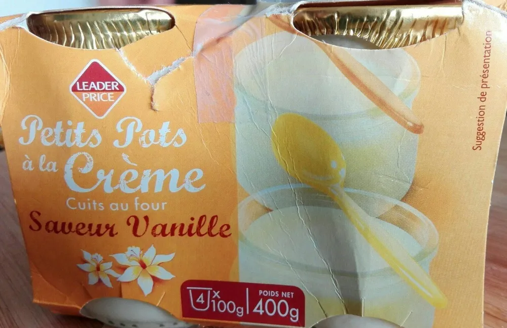 Petits pots de crème vanille