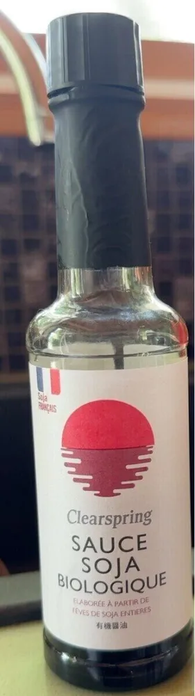 Sauce soja biologique