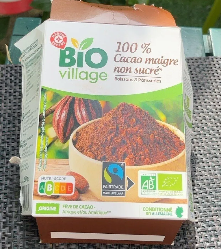 Cacao maigre non sucré