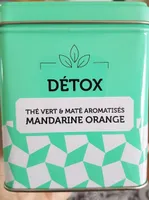 Mélange aromatisé de thé vert,maté,plantes et fruits