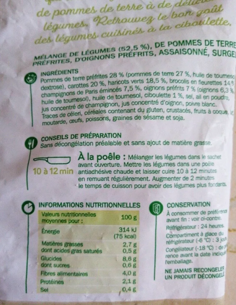 Fermiere à la ciboulette