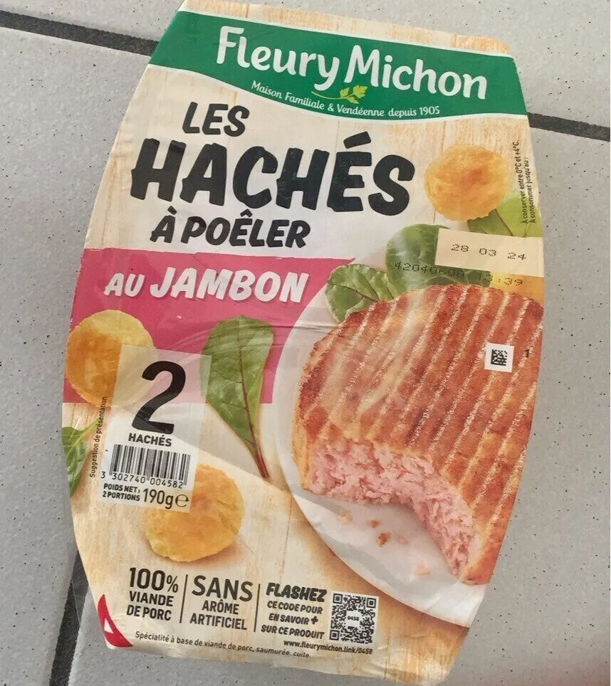 Les hachés à poêler au jambon