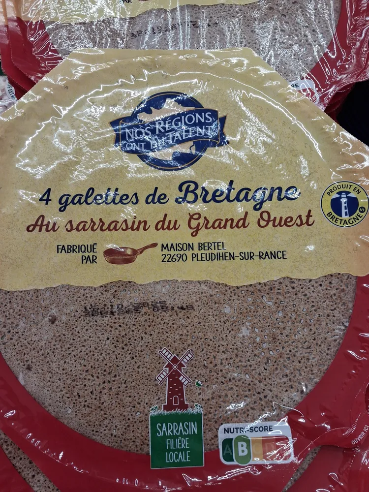 4 Galettes de Bretagne au sarrasin du Grand Ouest