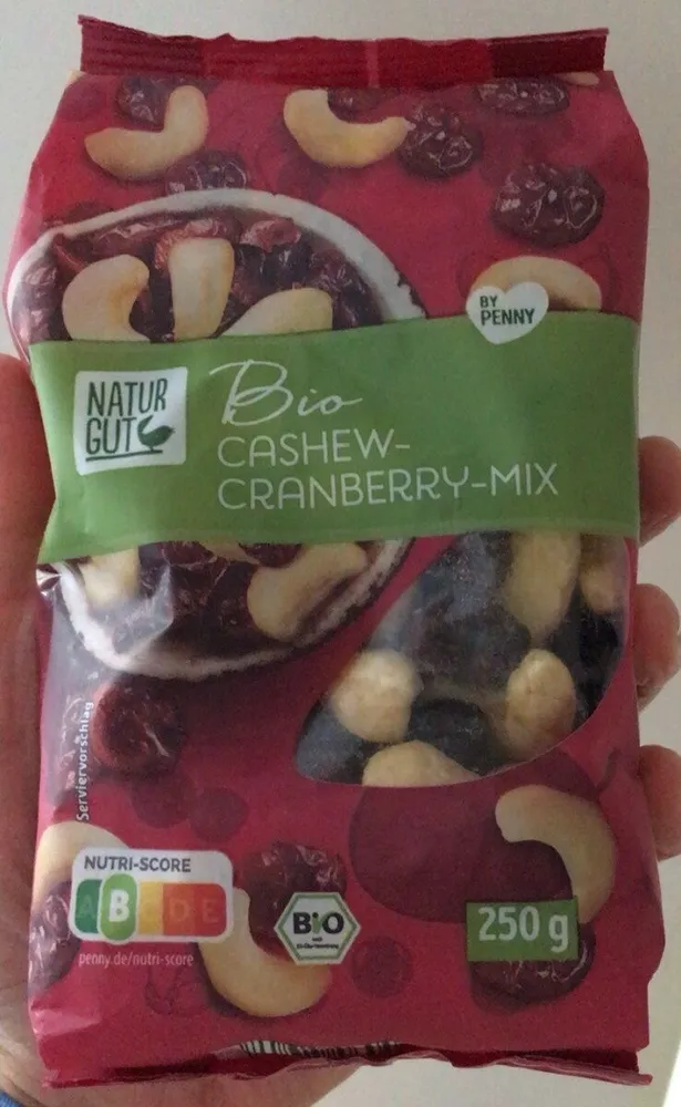 Bio Cashew Cranberry Mix