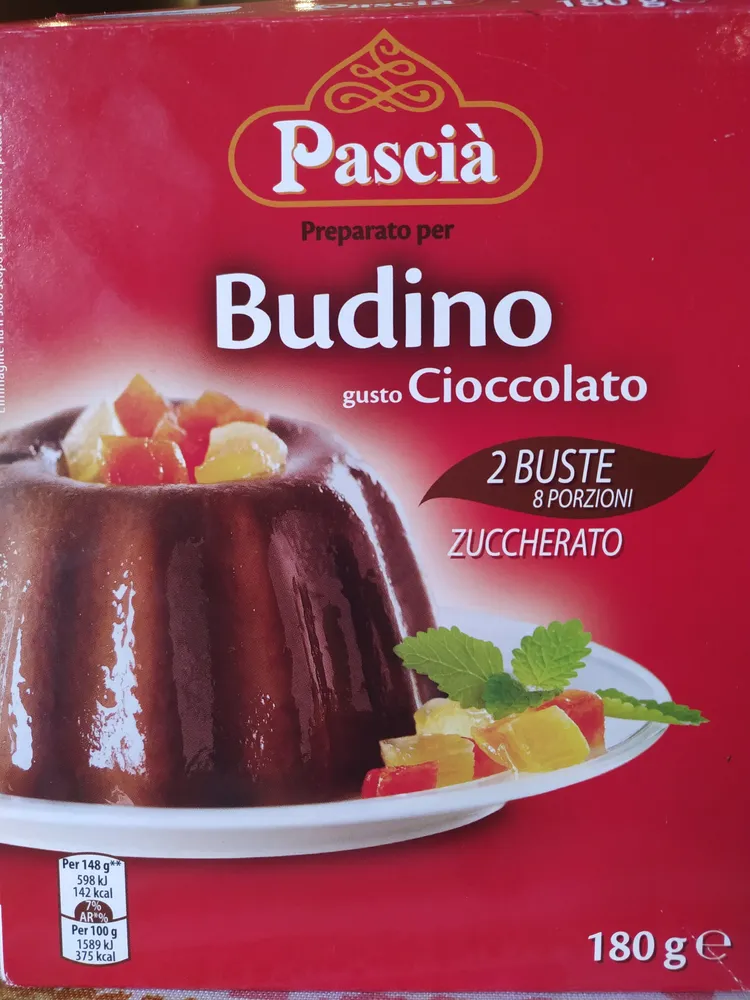 Preparato per budino gusto cioccolato