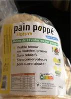 Pain poppé nature