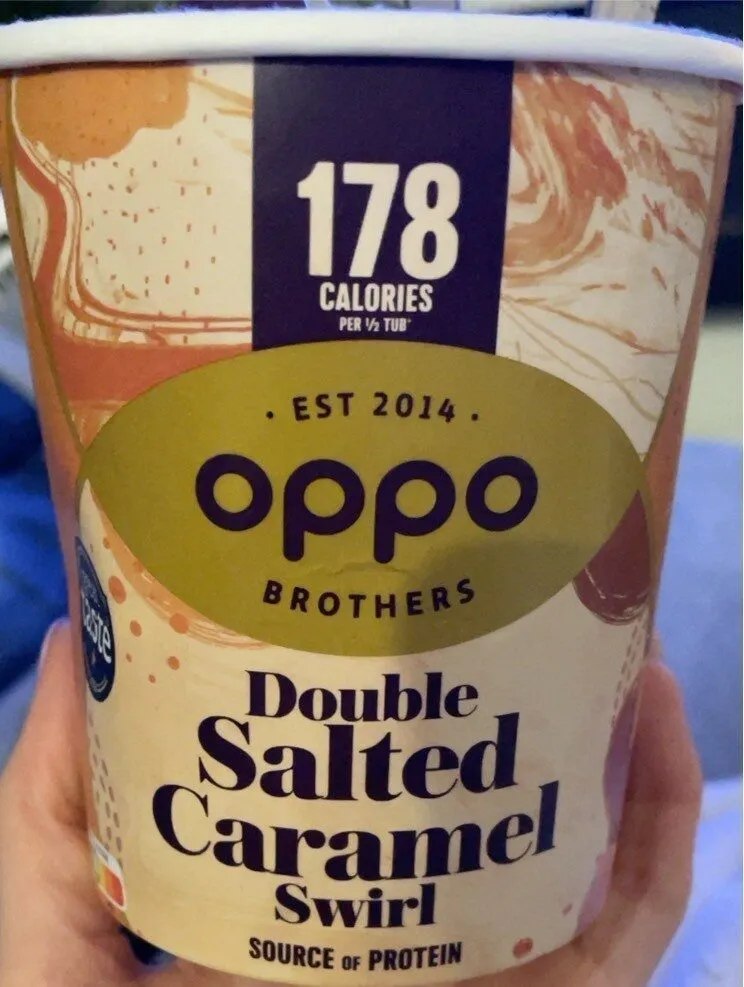 Double salted caramel swirl