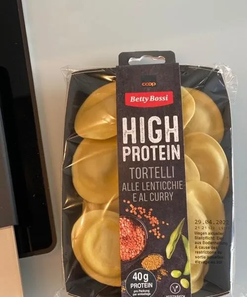 High Protein Tortelli Alle Lenticchie e al Curry
