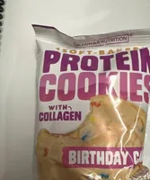 Birthday Cake Protein Cookies