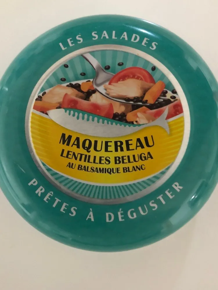 Maquereau lentilles beluga