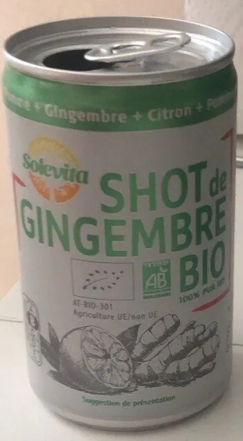 Shot de gingembre bio