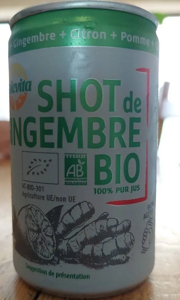 Shot de gingembre bio