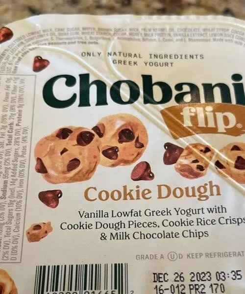 Cookie dough flip