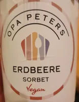 Erdbeere Sorbet