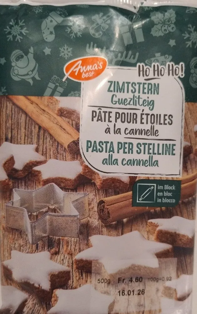 Pâte Pour Étoiles À La Cannelle