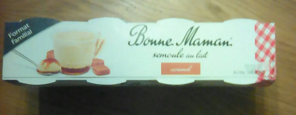 Semoule au lait caramel