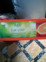 Thé vert aromatisé â l'orange