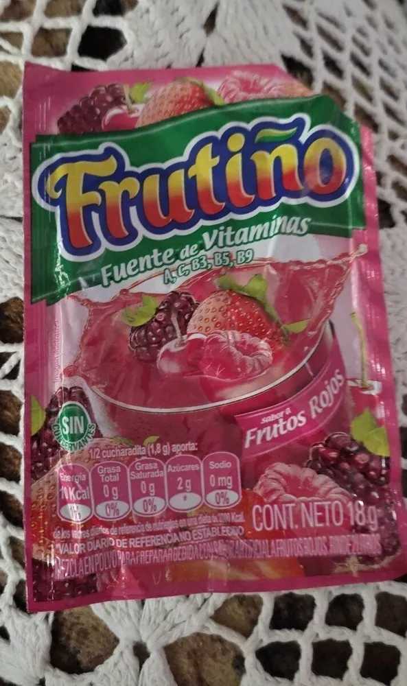 Frutiño sabor frutos rojos