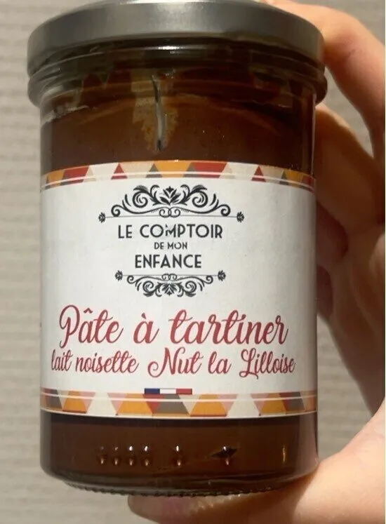 Pâte à tartiner lait noisette Nut la Fillette