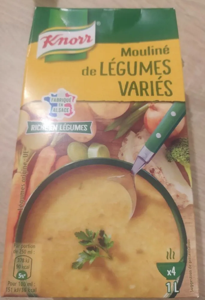 Mouliné de légumes variés
