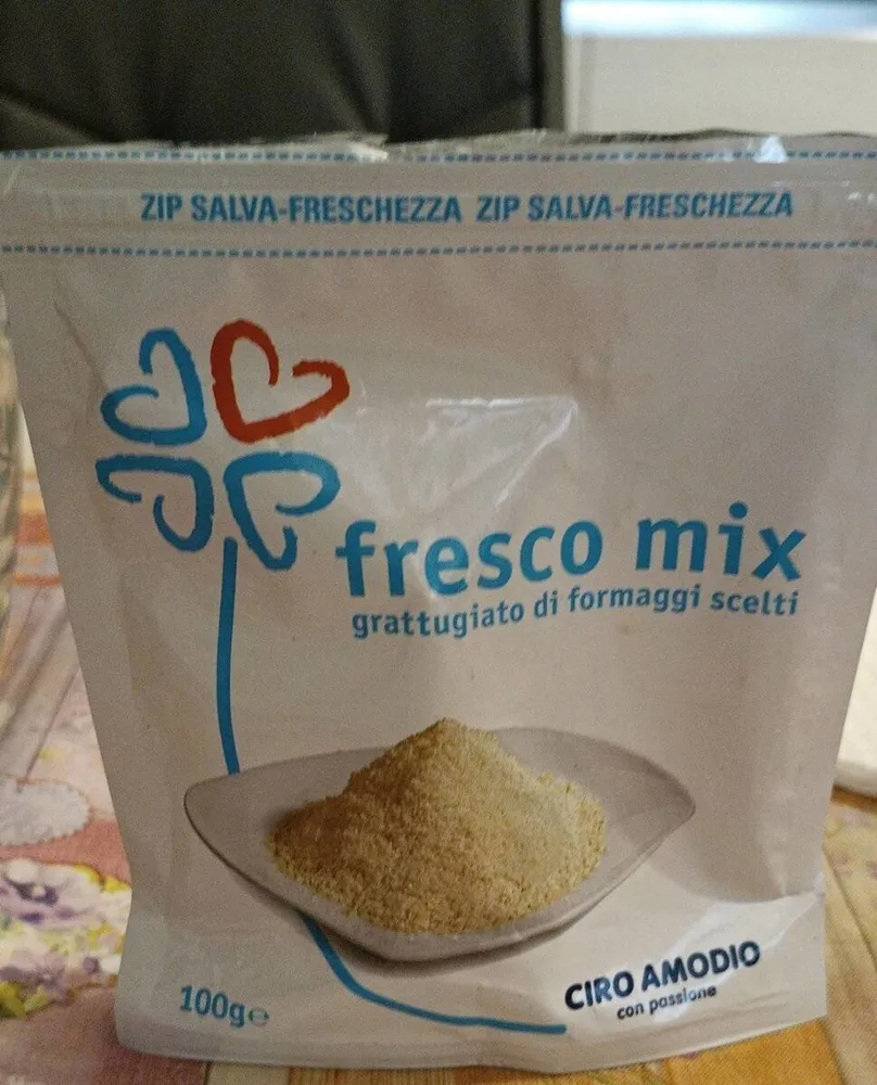 fresco mix grattugiato di formaggi scelti