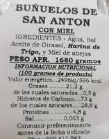 Buñuelos de San Antón con miel