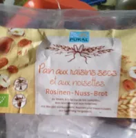Pain aux raisins secs et aux noisettes