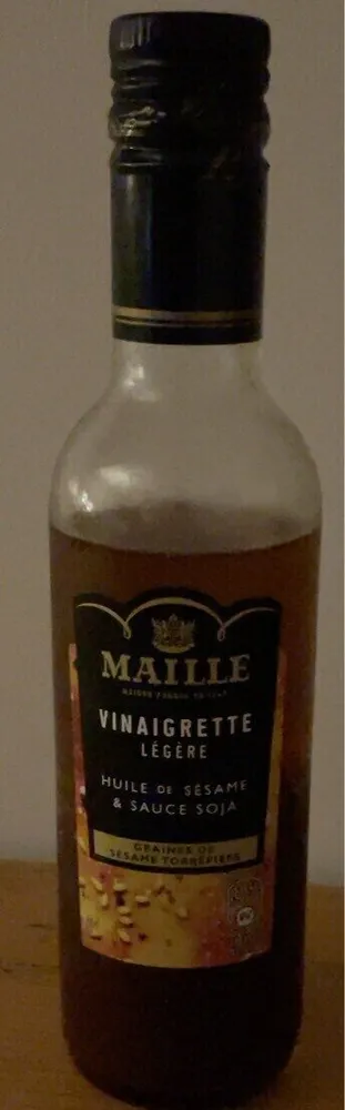 Vinaigrette huile de sésame et sauce soja