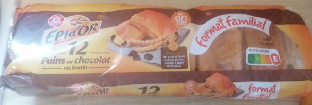12 pains au chocolat au levain