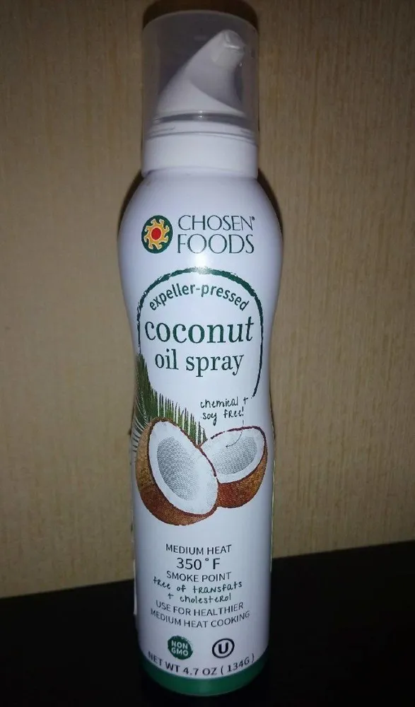 Coconut oil spray