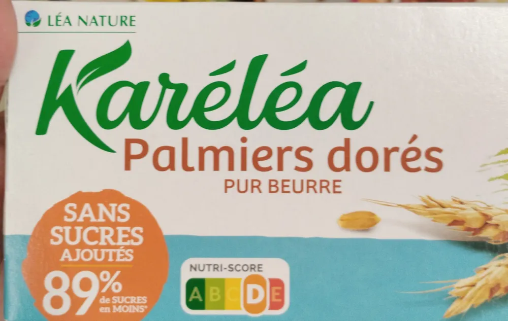 Palmiers dorés pur beurre