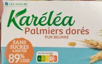 Palmiers dorés pur beurre