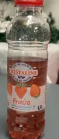 Eau de source au jus de fruits fraise