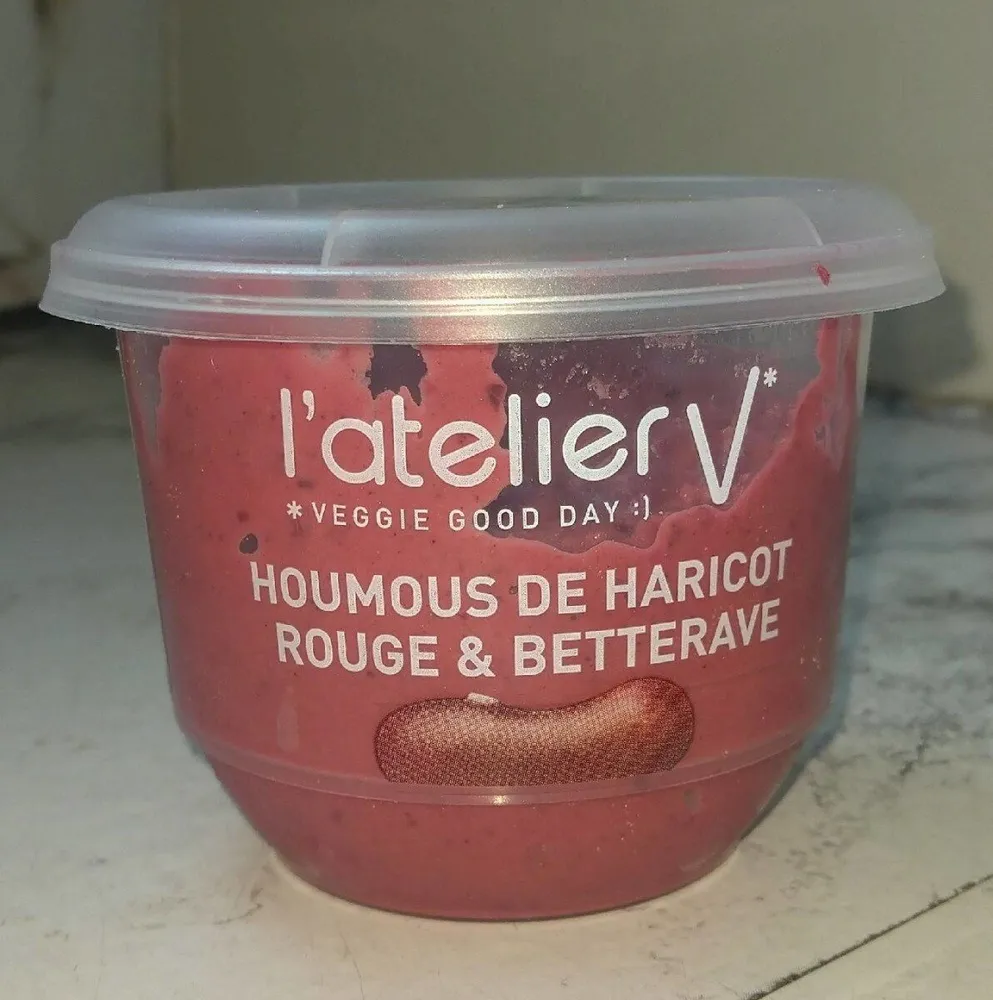 Houmous de haricot rouge et betterave