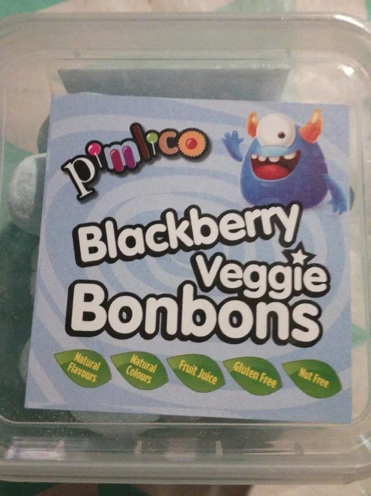 Blackberry veggie bonbons