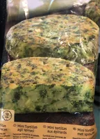 Mini tortillas de espinacaa