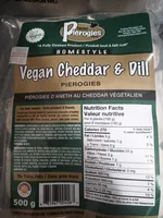 Vegan cheddar and Dill pierogies