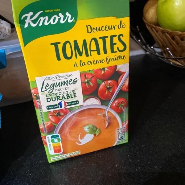 Douceur de tomates à la crème fraîche