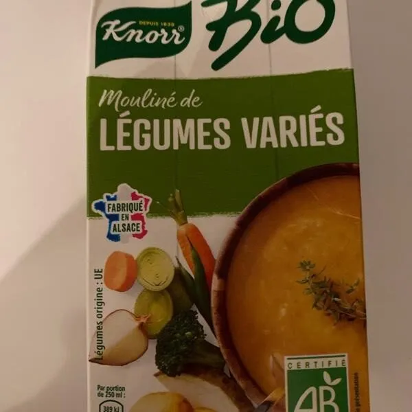 Mouliné de légumes variés