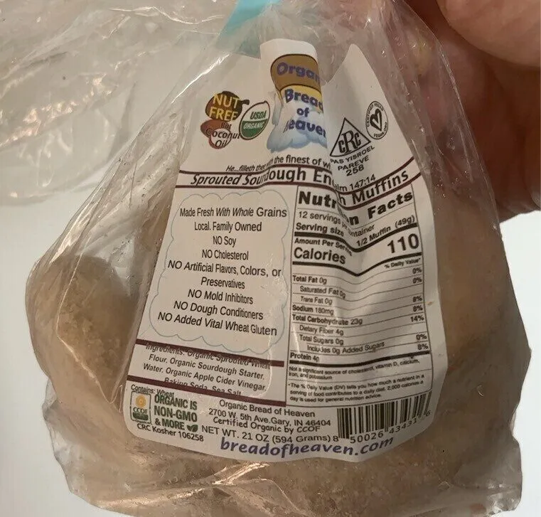 Sprouted Sourdough English Muffins