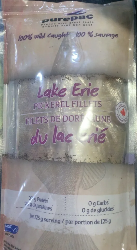 Filet de doré jaune du lac Érié