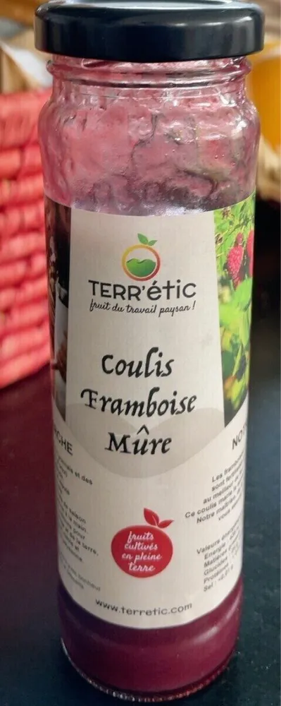 Coulis framboise mûre