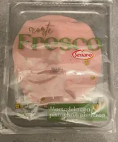 Mortadela con pistacho y pimienta