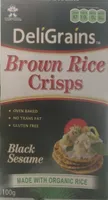Brown rice crips
